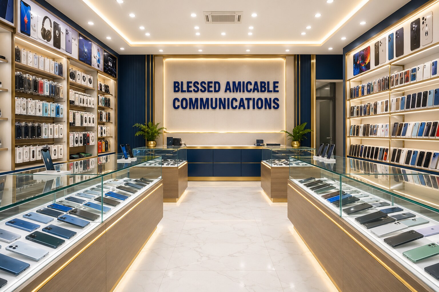 Blessed Amicable Man Communications store in Computer Village, Ikeja